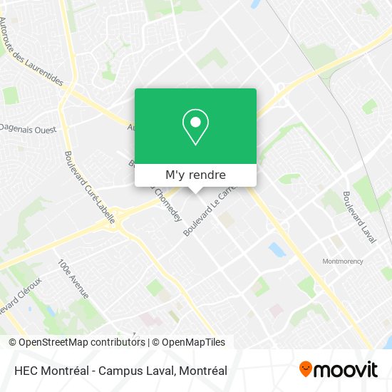 HEC Montréal - Campus Laval plan