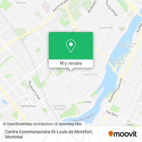 Centre Communautaire St-Louis de Montfort plan