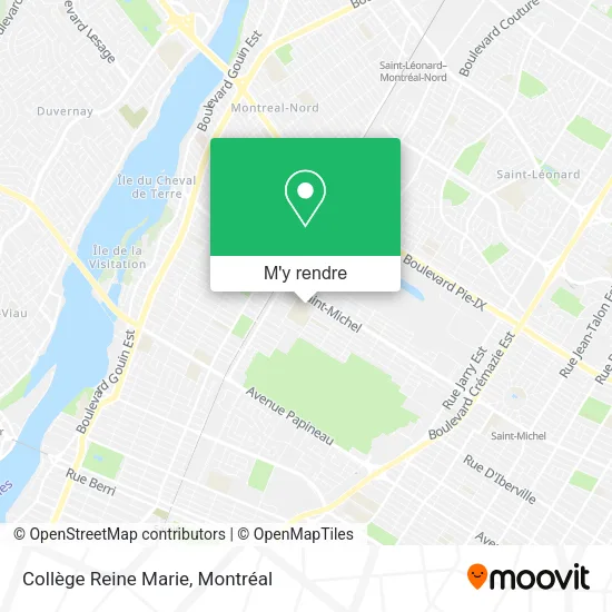 Collège Reine Marie plan