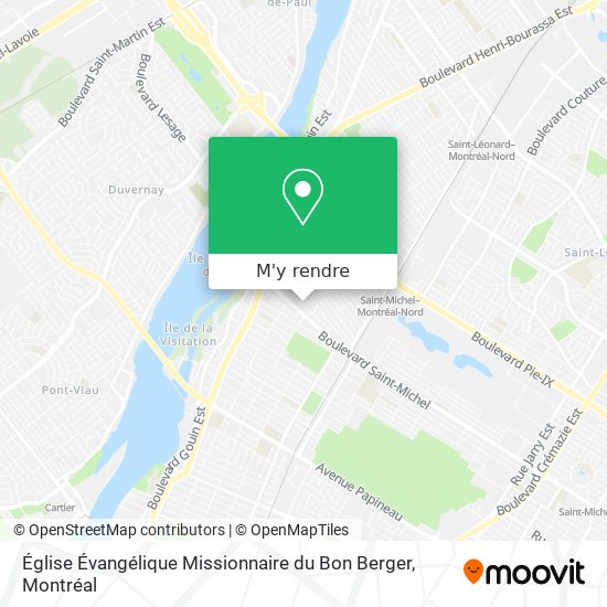 Église Évangélique Missionnaire du Bon Berger plan