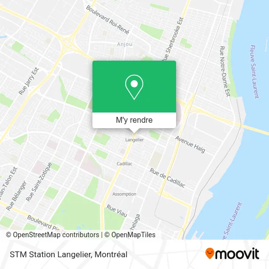 STM Station Langelier plan