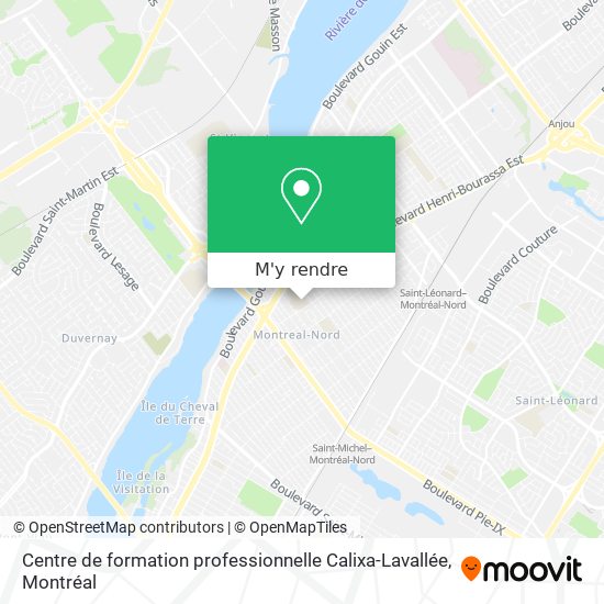 Centre de formation professionnelle Calixa-Lavallée plan