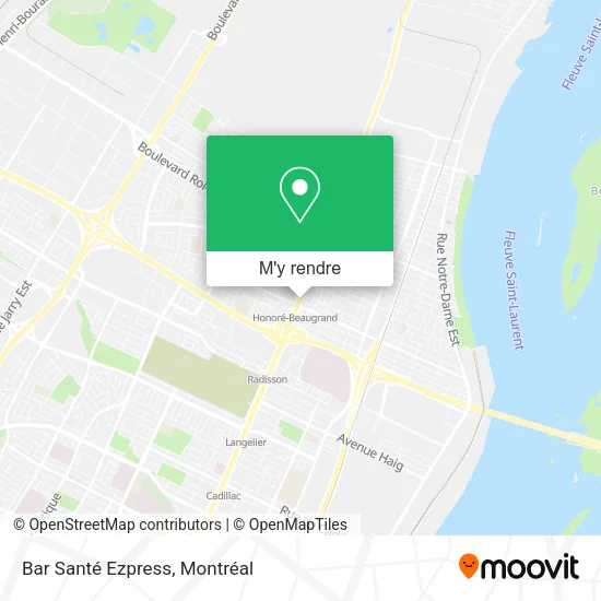 Bar Santé Ezpress plan