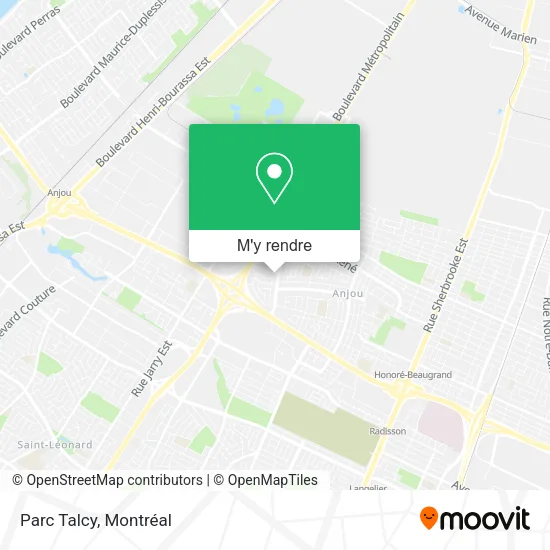 Parc Talcy plan