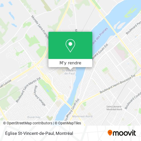 Église St-Vincent-de-Paul plan