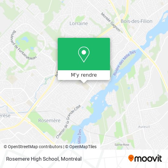 Rosemere High School plan