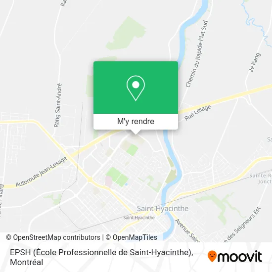 EPSH (École Professionnelle de Saint-Hyacinthe) plan