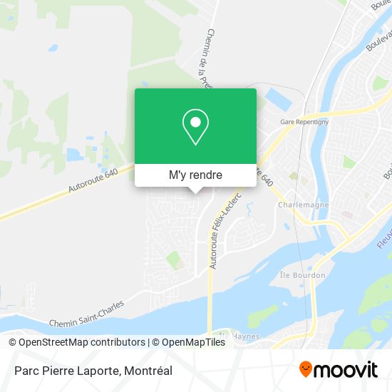 Parc Pierre Laporte plan