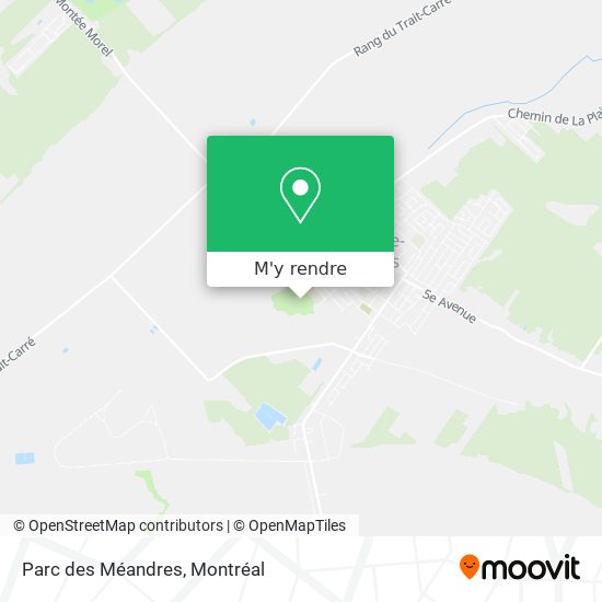 Parc des Méandres plan