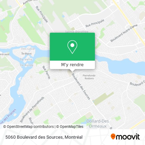 5060 Boulevard des Sources plan