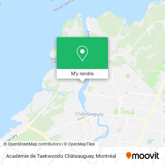 Académie de Taekwondo Châteauguay plan