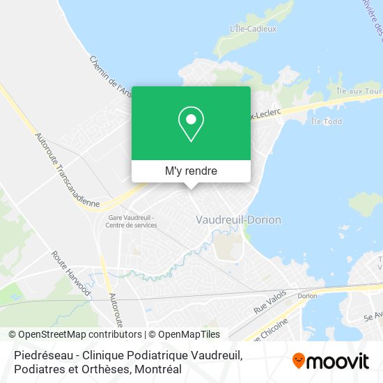 Piedréseau - Clinique Podiatrique Vaudreuil, Podiatres et Orthèses plan