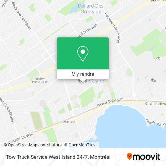 Tow Truck Service West Island 24 / 7 plan