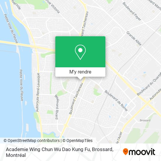 Academie Wing Chun Wu Dao Kung Fu, Brossard plan