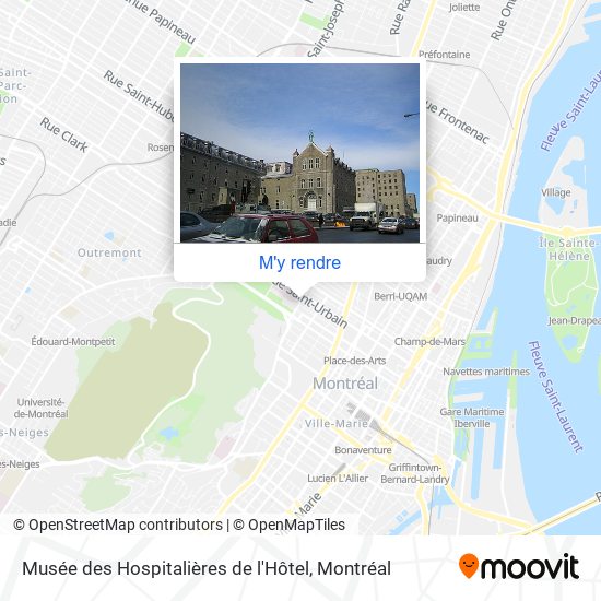 Musée des Hospitalières de l'Hôtel plan