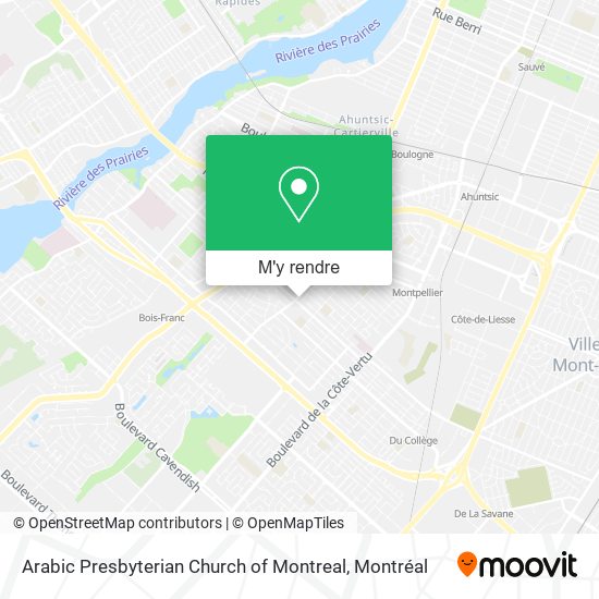 Arabic Presbyterian Church of Montreal plan