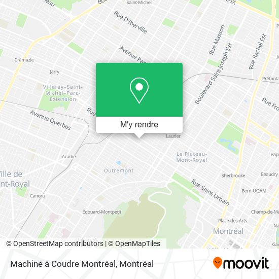 Machine à Coudre Montréal plan