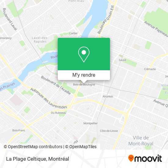 La Plage Celtique plan