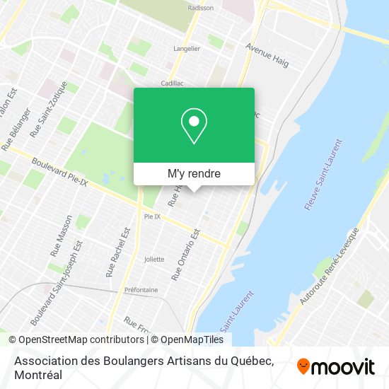 Association des Boulangers Artisans du Québec plan