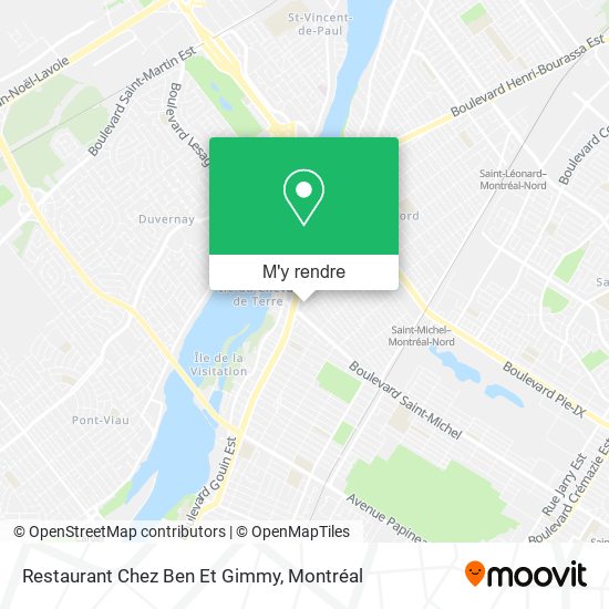 Restaurant Chez Ben Et Gimmy plan