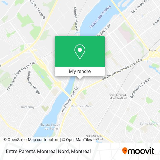 Entre Parents Montreal Nord plan