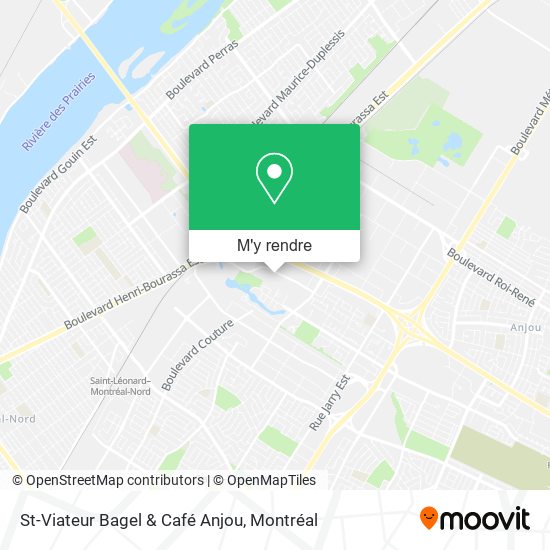 St-Viateur Bagel & Café Anjou plan