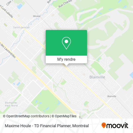 Maxime Houle - TD Financial Planner plan