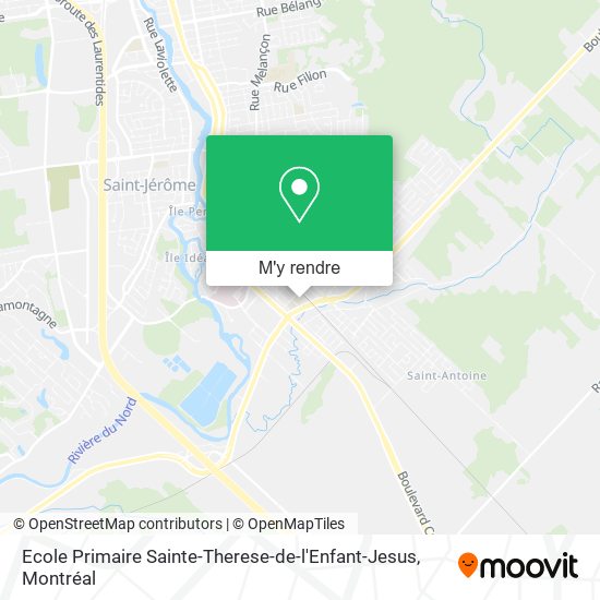 Ecole Primaire Sainte-Therese-de-l'Enfant-Jesus plan