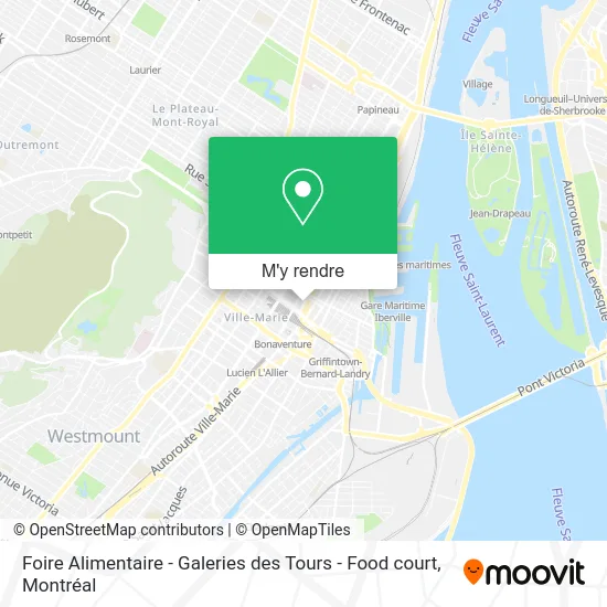 Foire Alimentaire - Galeries des Tours - Food court plan