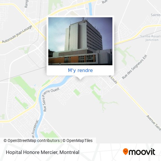 Hopital Honore Mercier plan