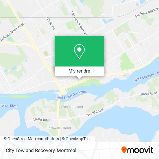 City Tow and Recovery plan