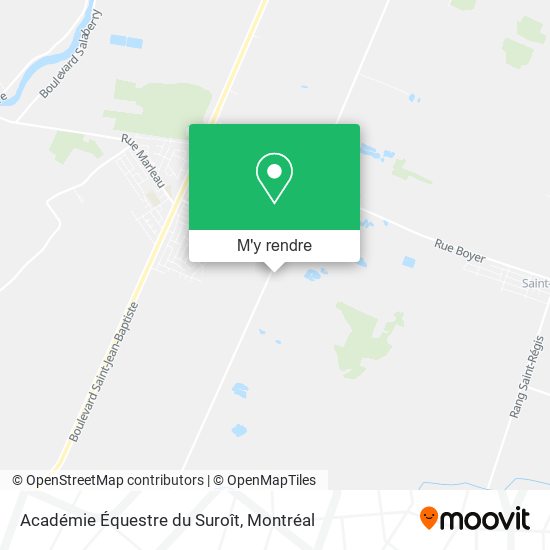 Académie Équestre du Suroît plan