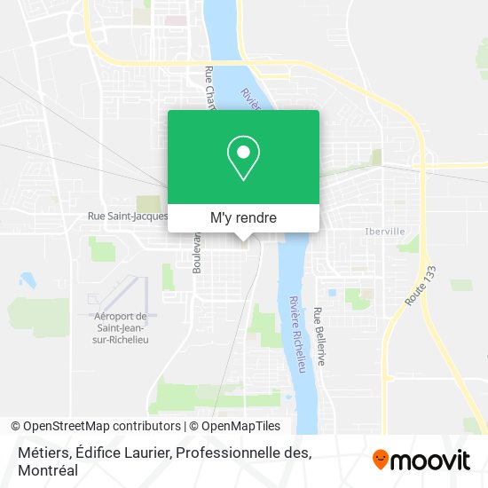 Métiers, Édifice Laurier, Professionnelle des plan