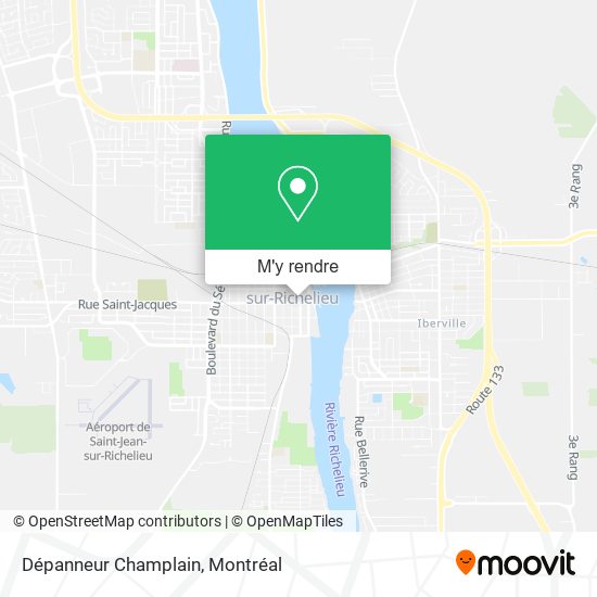 Dépanneur Champlain plan