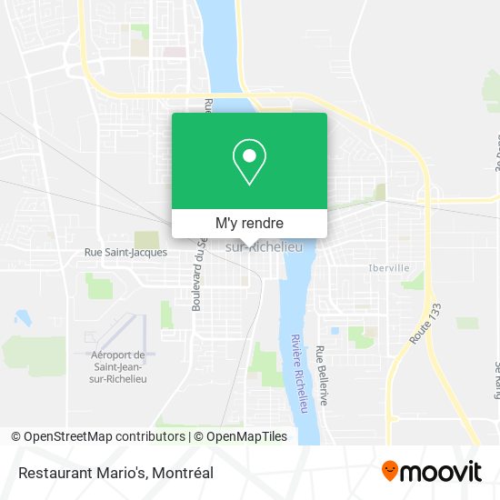 Restaurant Mario's plan