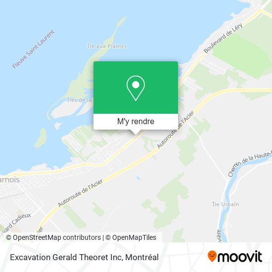 Excavation Gerald Theoret Inc plan