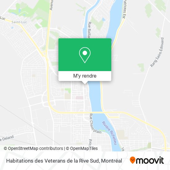 Habitations des Veterans de la Rive Sud plan