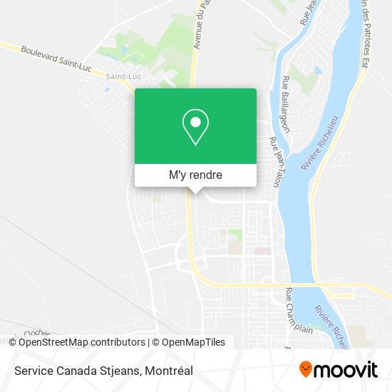Service Canada Stjeans plan