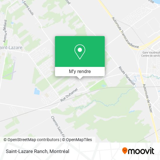 Saint-Lazare Ranch plan