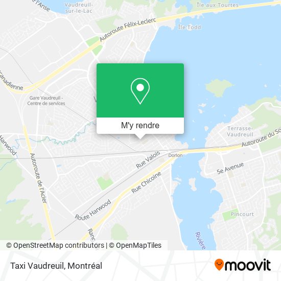 Taxi Vaudreuil plan