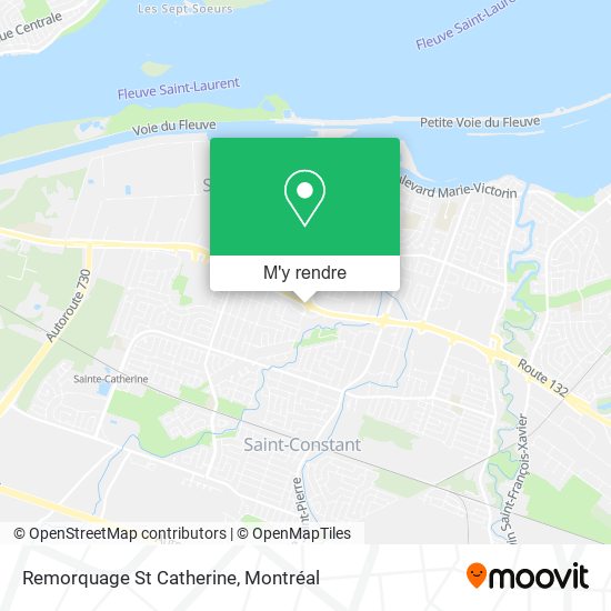 Remorquage St Catherine plan