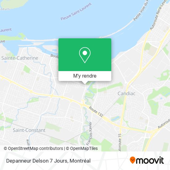 Depanneur Delson 7 Jours plan