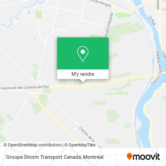 Groupe Dicom Transport Canada plan