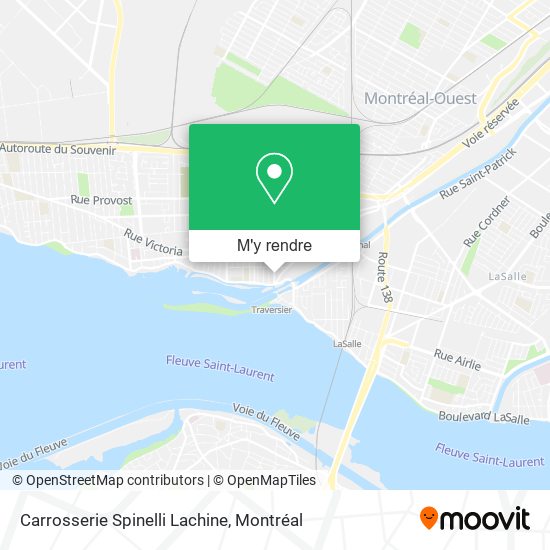 Carrosserie Spinelli Lachine plan