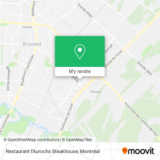 Restaurant l'Aurochs Steakhouse plan
