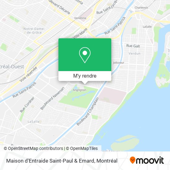 Maison d'Entraide Saint-Paul & Emard plan