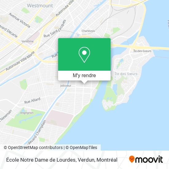 École Notre Dame de Lourdes, Verdun plan
