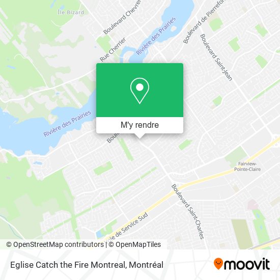 Eglise Catch the Fire Montreal plan
