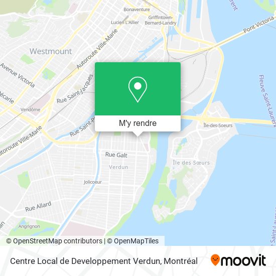 Centre Local de Developpement Verdun plan