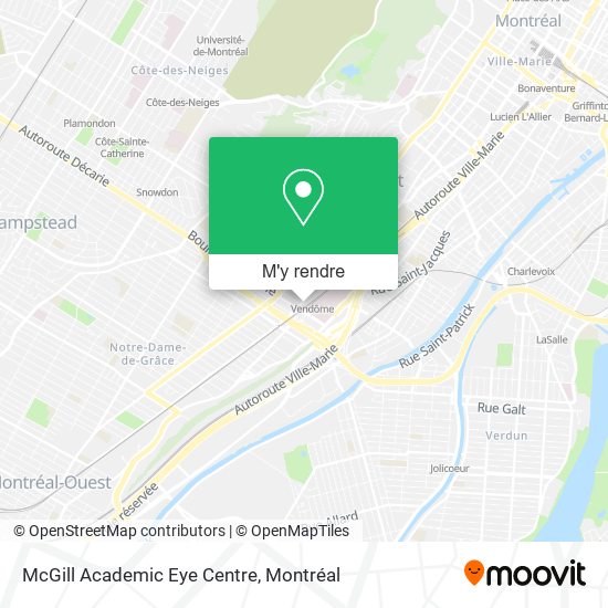 McGill Academic Eye Centre plan